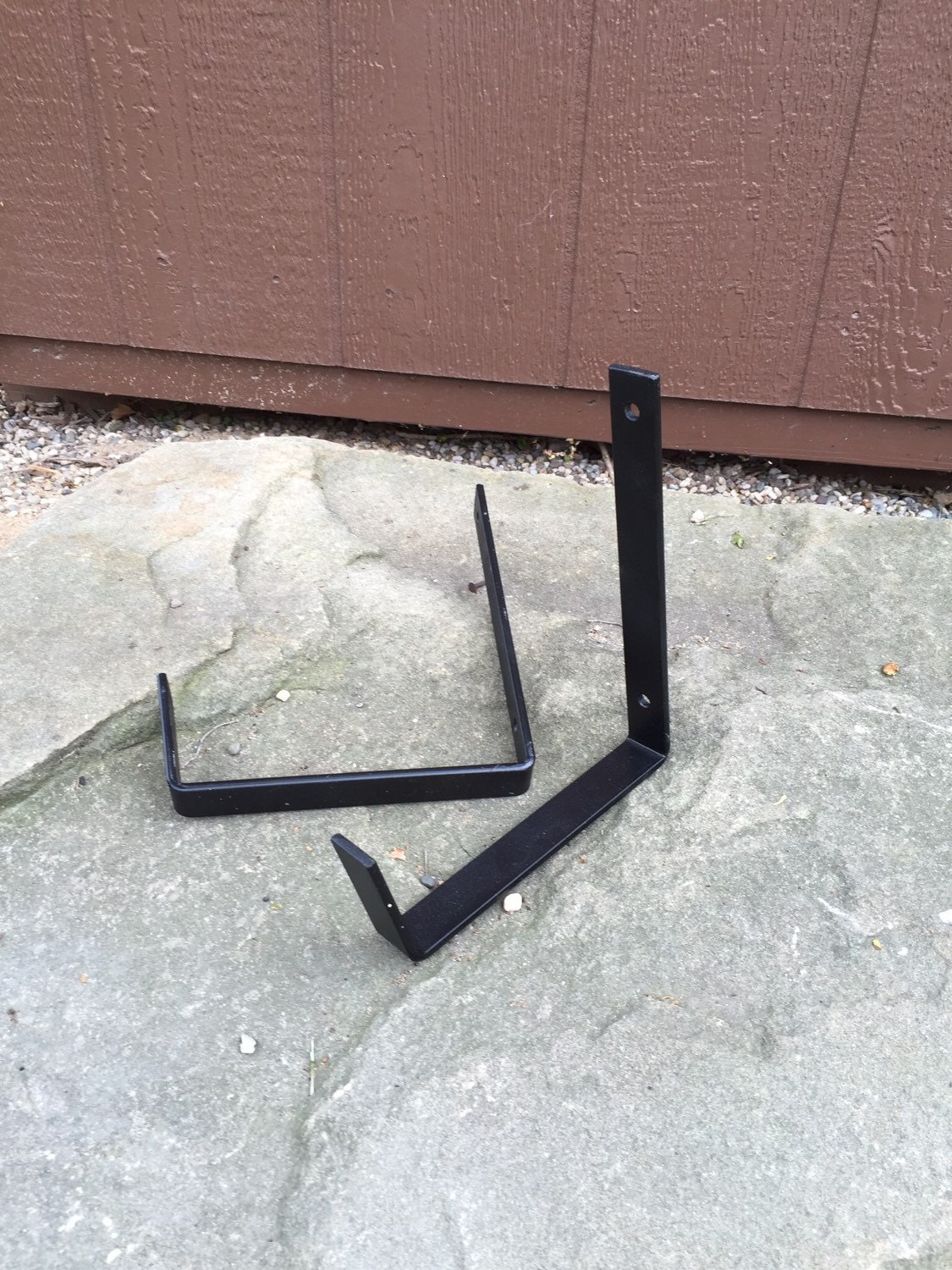 Wrought iron brackets/window planter brackets/shelf bracket