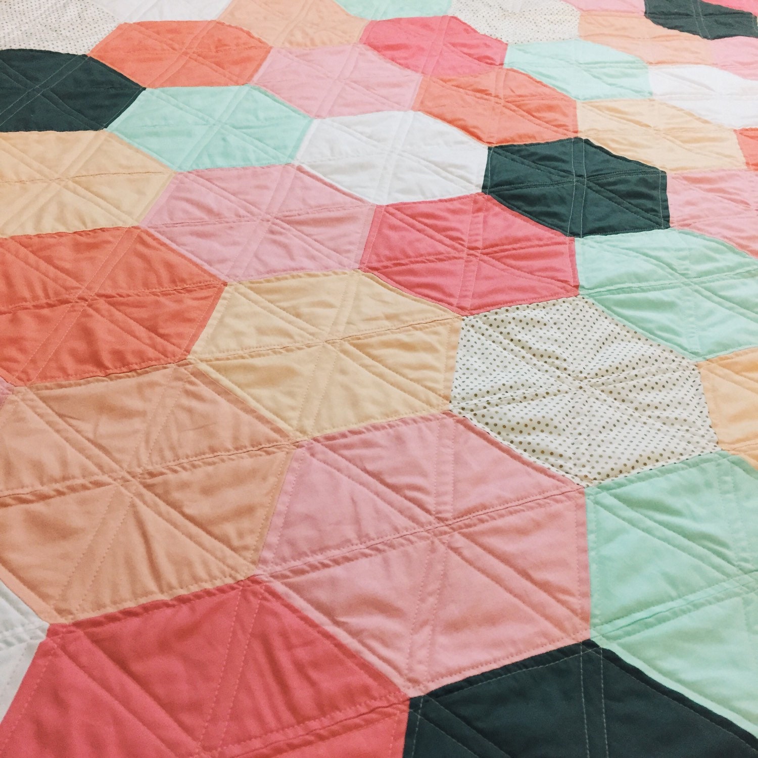 Custom Hexagon Quilt