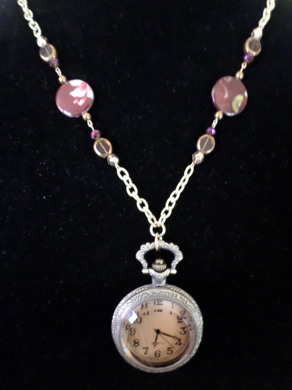 Watch Necklace Victorian Watch Necklace by BrandwearerBoutique