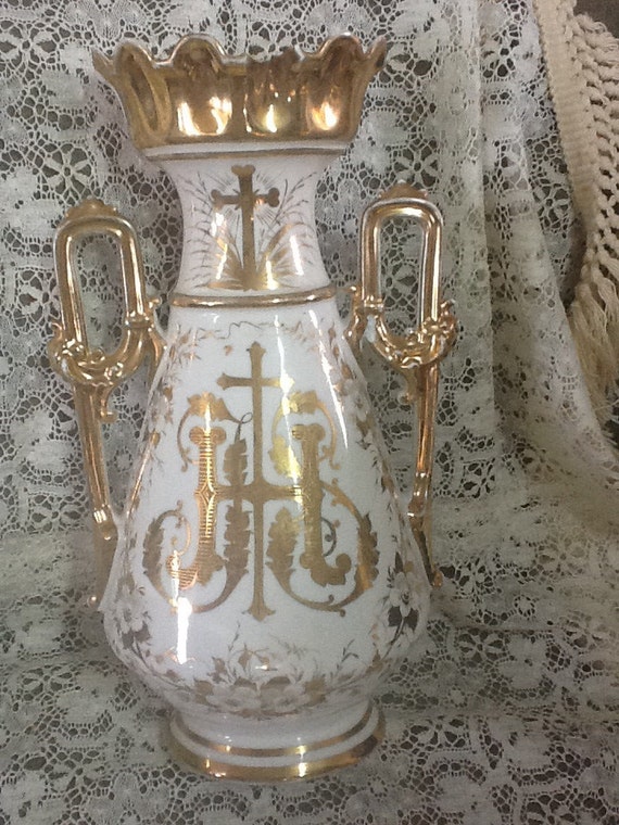 Very Old Christian Vase by PalmyraUnique on Etsy