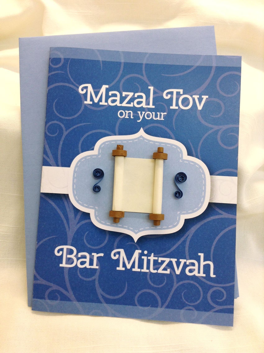 Mazal Tov on Your Bar Mitzvah Greeting Card