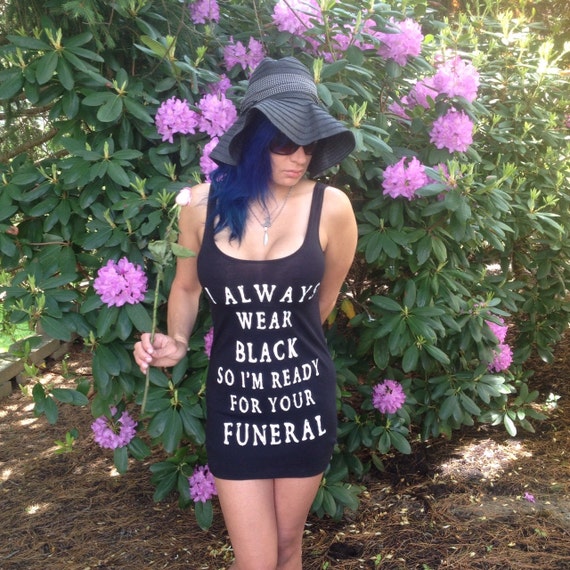 Funeral Little Black Dress SALE by RockNhorrorApparel on Etsy