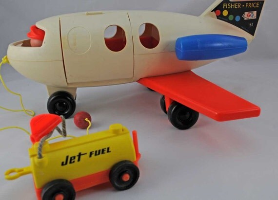 fisher price airplane vintage