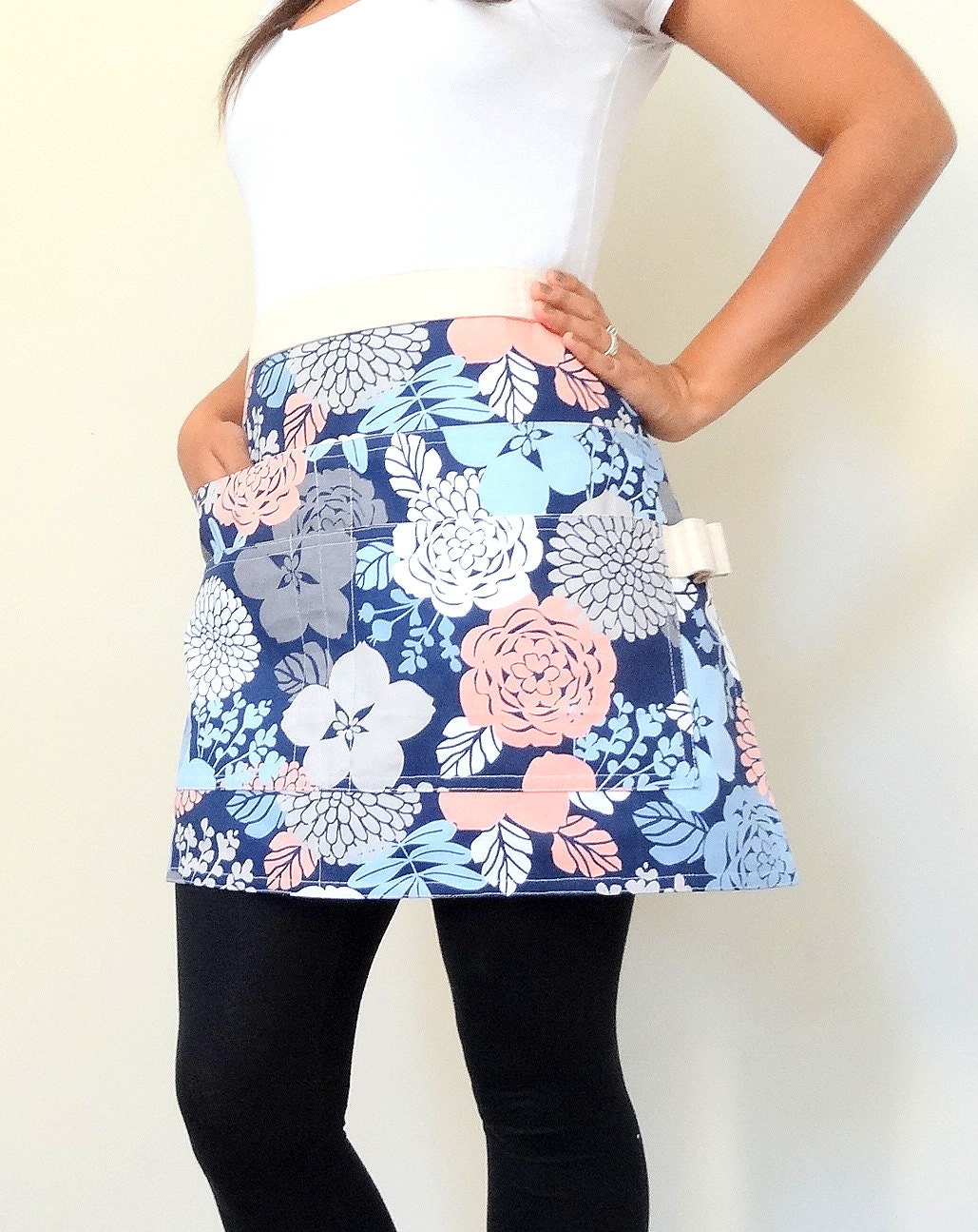 Women's gardening apron/Working apron for women/Half apron