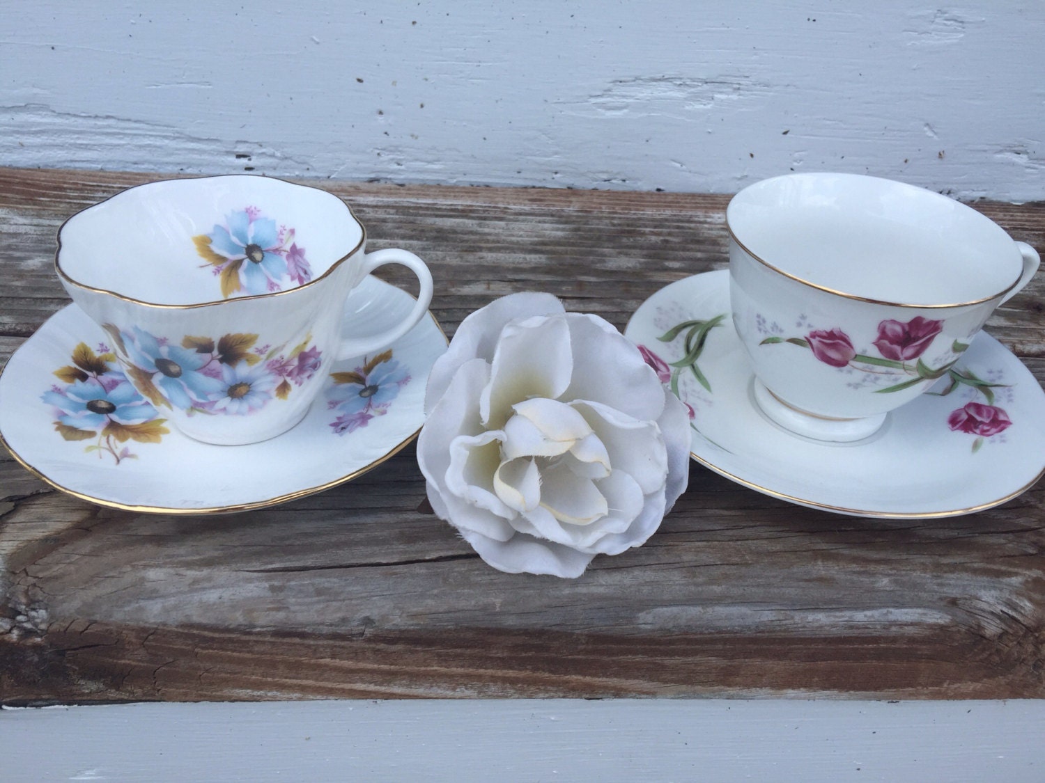 Vintage Tea Cups Set Of 2 Cups Tea Cups Home And Garden   Il Fullxfull.797208560 7i3z 