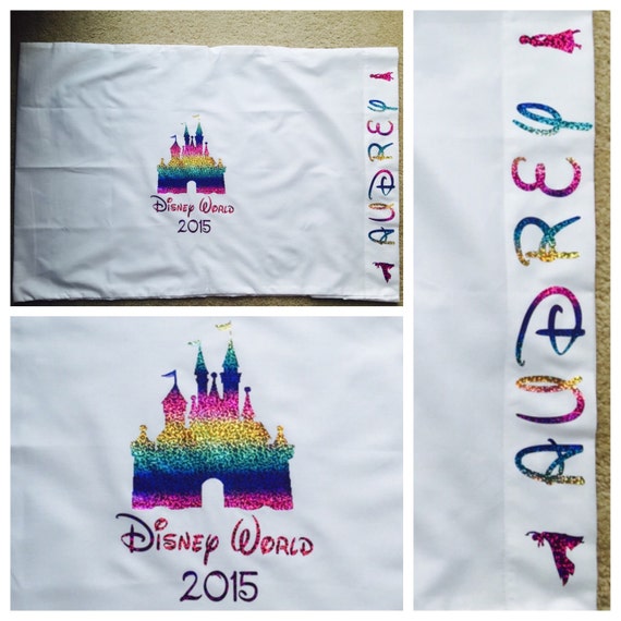 Disney Personalized Autograph Pillowcase