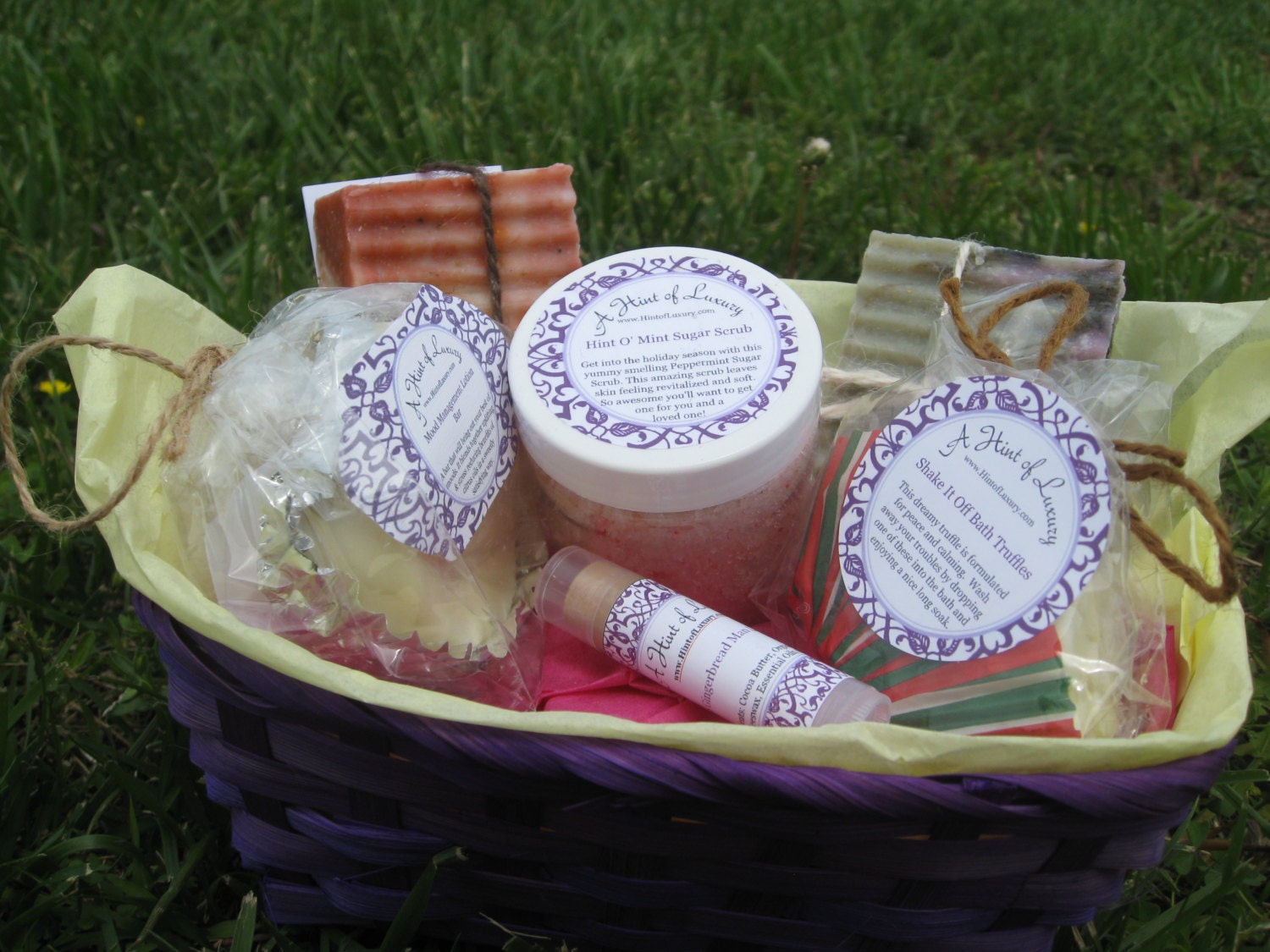Sally Gift Basket By AHintofLuxury On Etsy