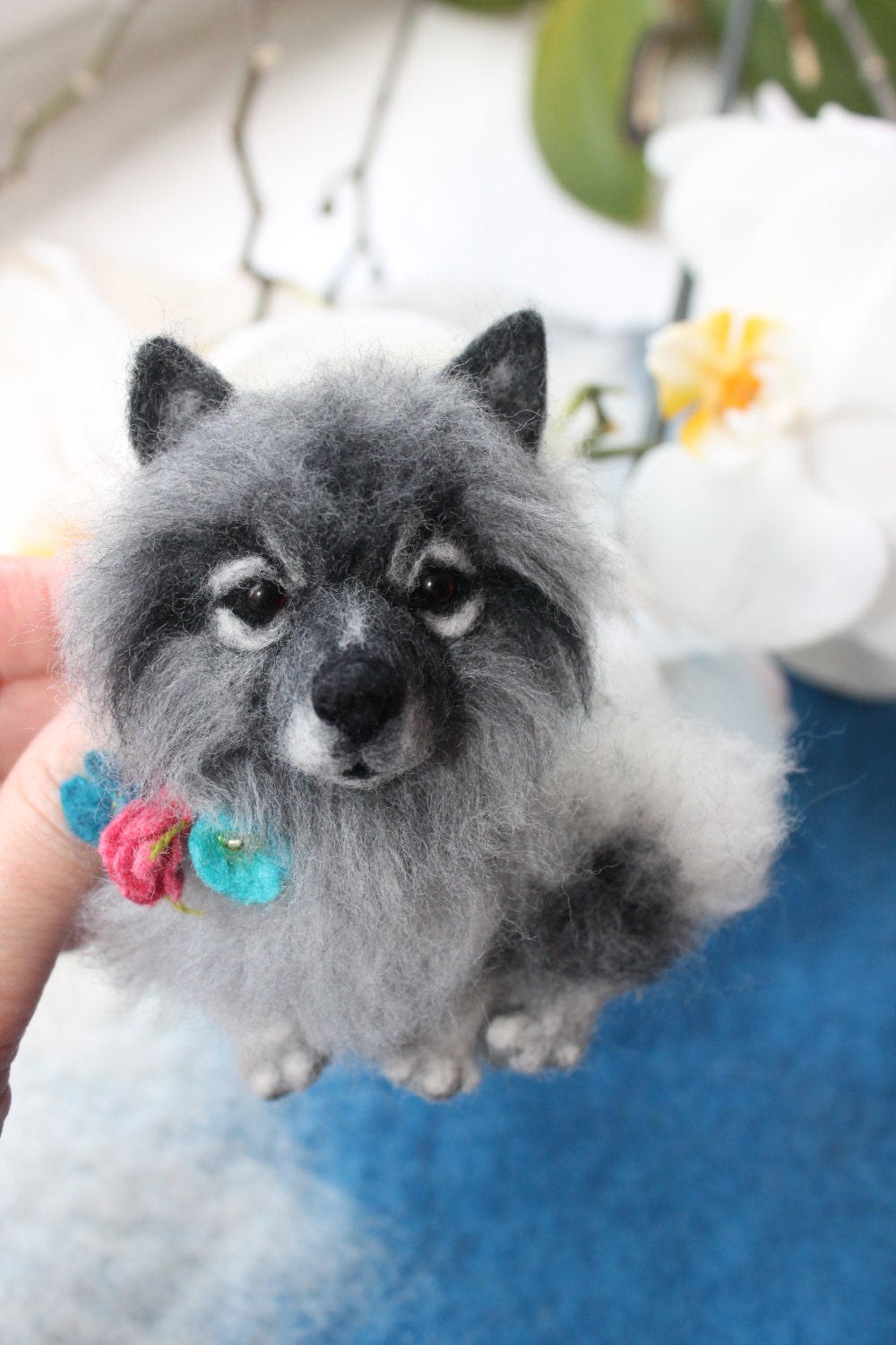 keeshond stuffed animal