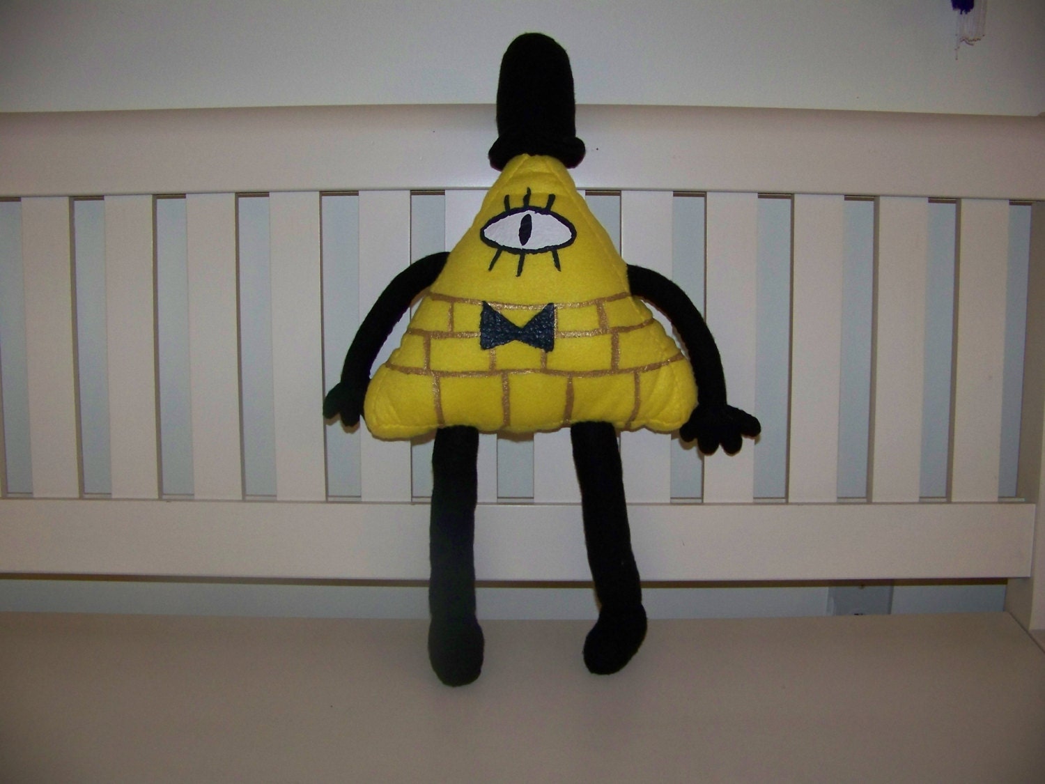 MADE TO ORDER Gravity Falls Inspired Bill Cipher Doll