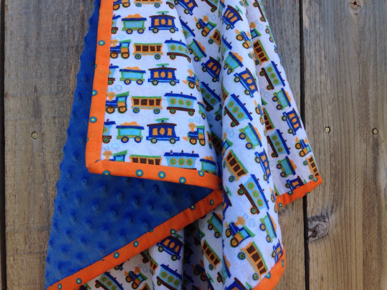 Train baby blanket Flannel baby blanket Baby boy trains