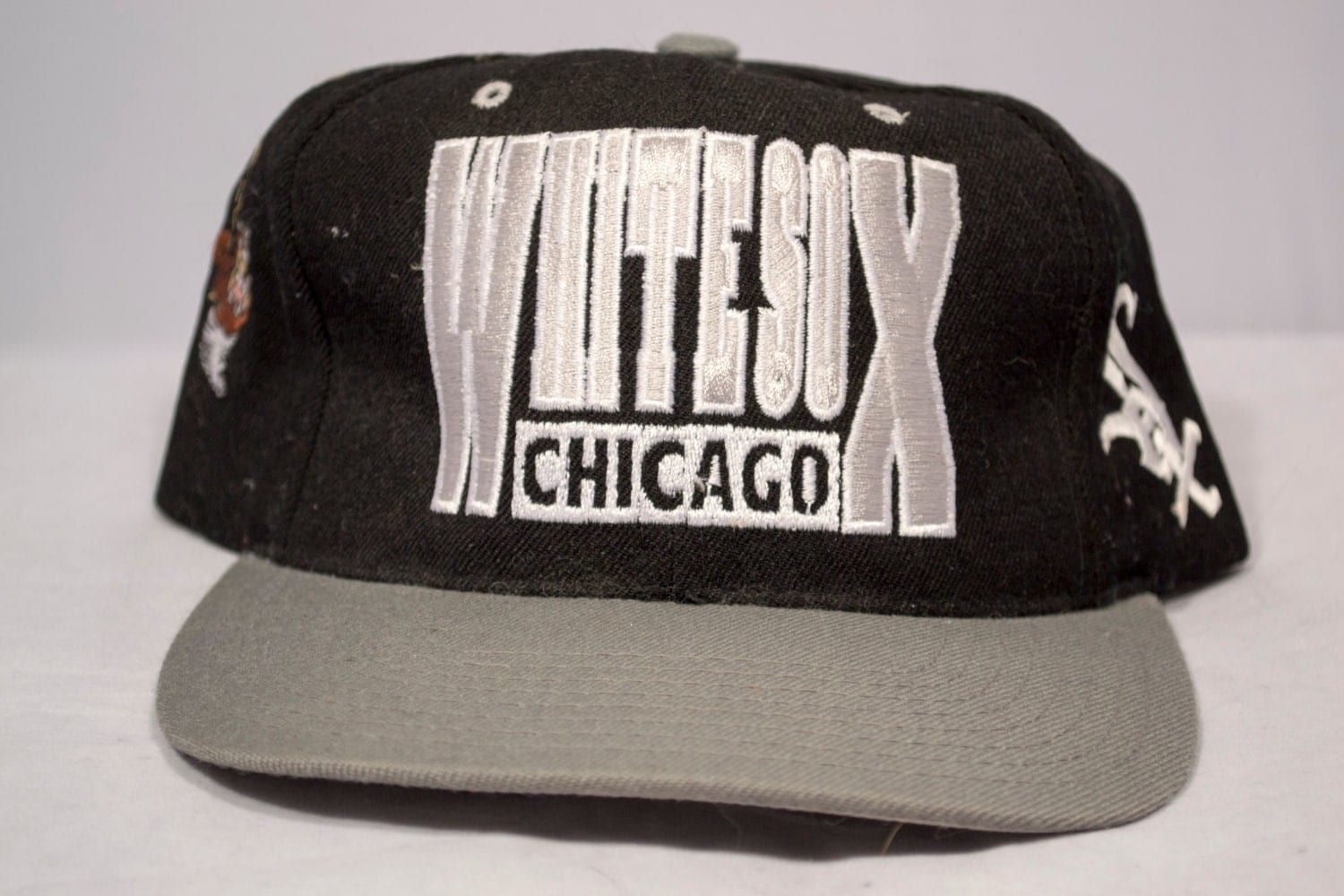 Vintage Chicago White Sox Snapback Hat Cap 90s Hip Hop MLB Drew Pearson
