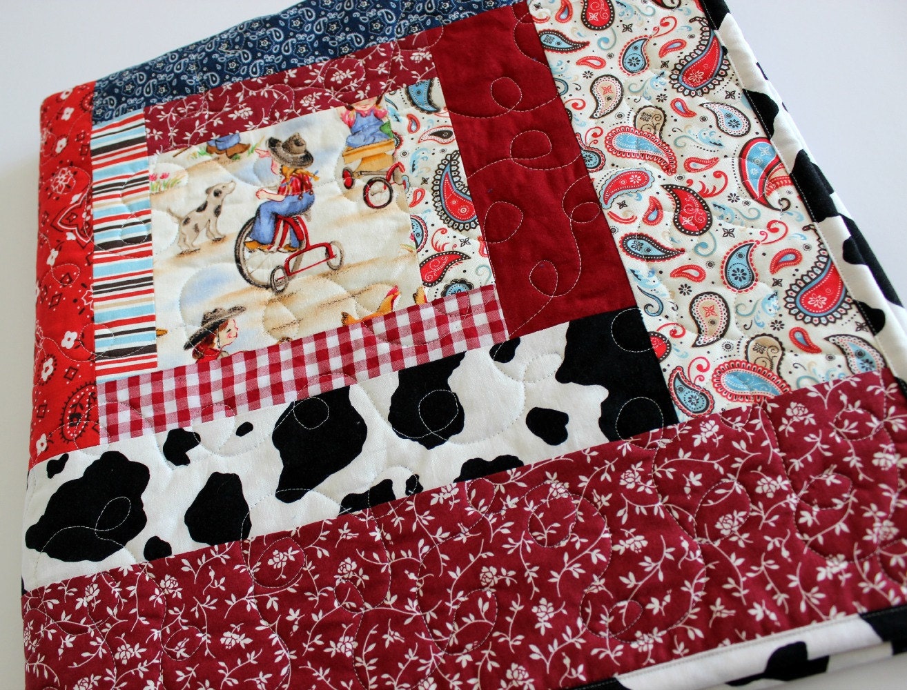 Country Girl Baby QuiltHomemade Baby QuiltCrib QuiltToddler