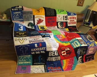 sorority tshirt quilt