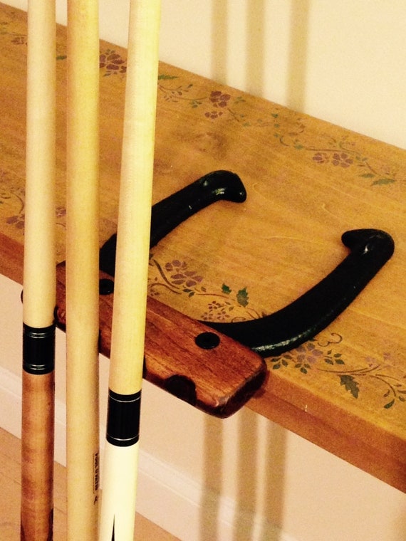 Horseshoe Pool Stick Holder for High Top Tables and by AnthVale