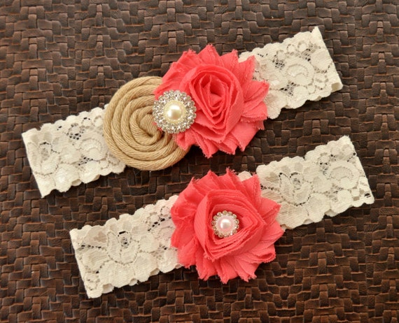 Rustic Garter Set 10