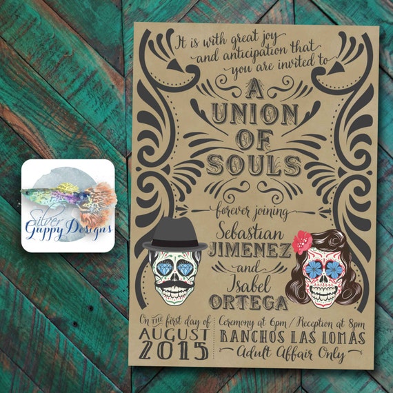 Day Of The Dead Invitations 9