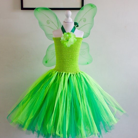 Tinkerbell Fairy Inspired Costume Outfit Age's 3 up to Age