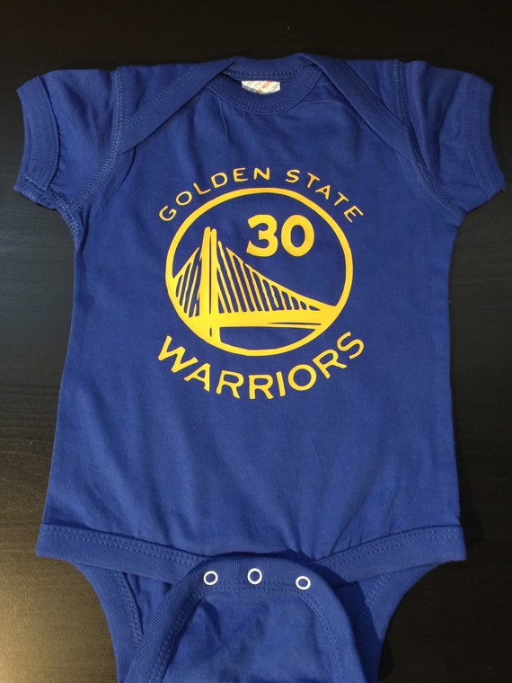Golden State Warriors Curry Baby Onesie by CoutureDesignByChloe