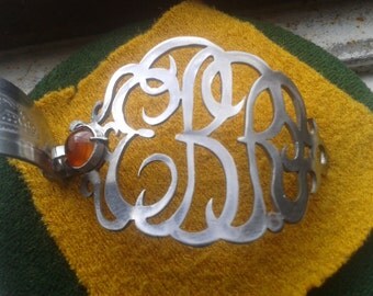 personalized bracelet,spoon bracelet,monogram bracelet,monogram,agate,,renovatiodesign,handmade,sale,jewelry,gift ideas,summer celebrations