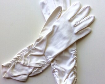 Retro white dress lady's gloves