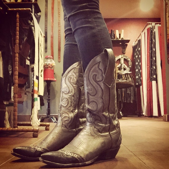 Vintage Karla del Monaco stingray cowboy boots for Ceasers Palace hotel ...