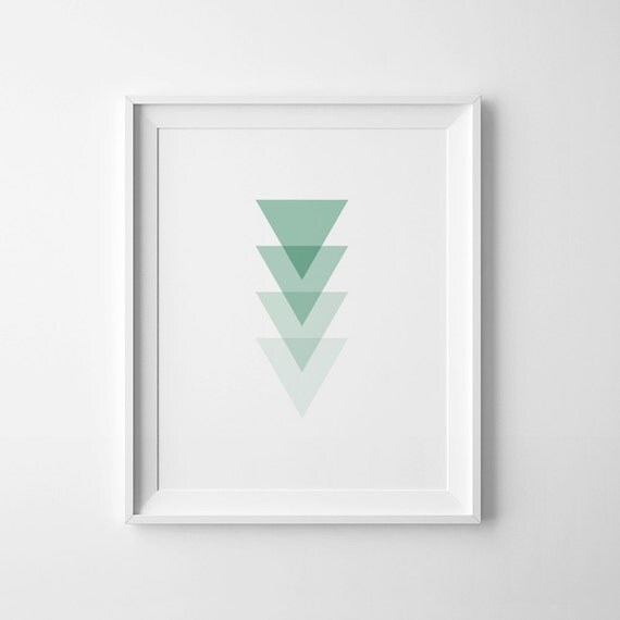 Mint print mint green decor mint wall art by WallArtPrintables