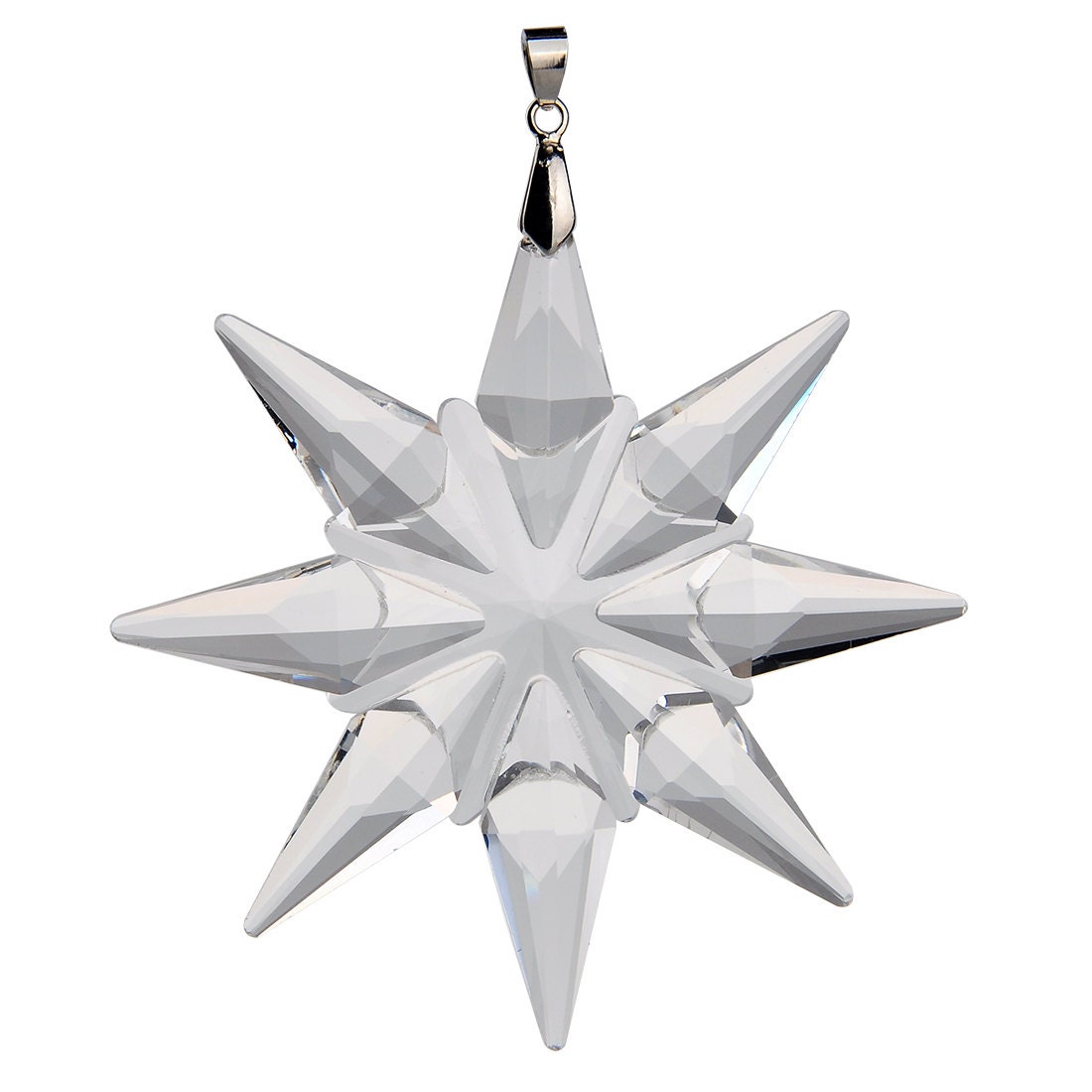 1 Piece Crystal Eight Pointed Star Decorative OrnamentsUnique