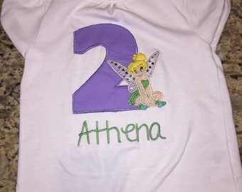 tinkerbell birthday shirts