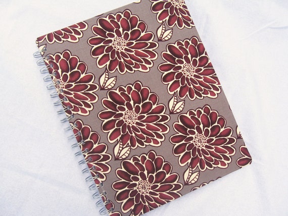 leather cover for spiral bound notebook