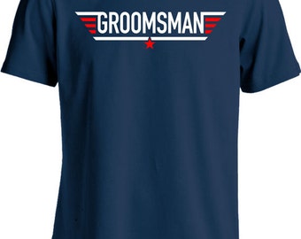 Funny Wedding Shirt Groomsman T Shirt Gifts For Groomsman Bachelor Party T-Shirt Joke Mens Tee MD-436