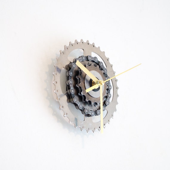 Bicycle Wall Clock Bicycle Sprocket Clock Bike by ClockLight