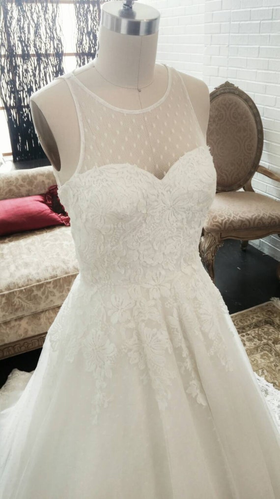 Swiss Dot Wedding Dress 3