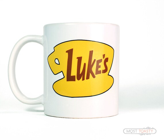 Large Coffee Mug Luke's Diner Mug Cute Coffee by MostToastyGoods