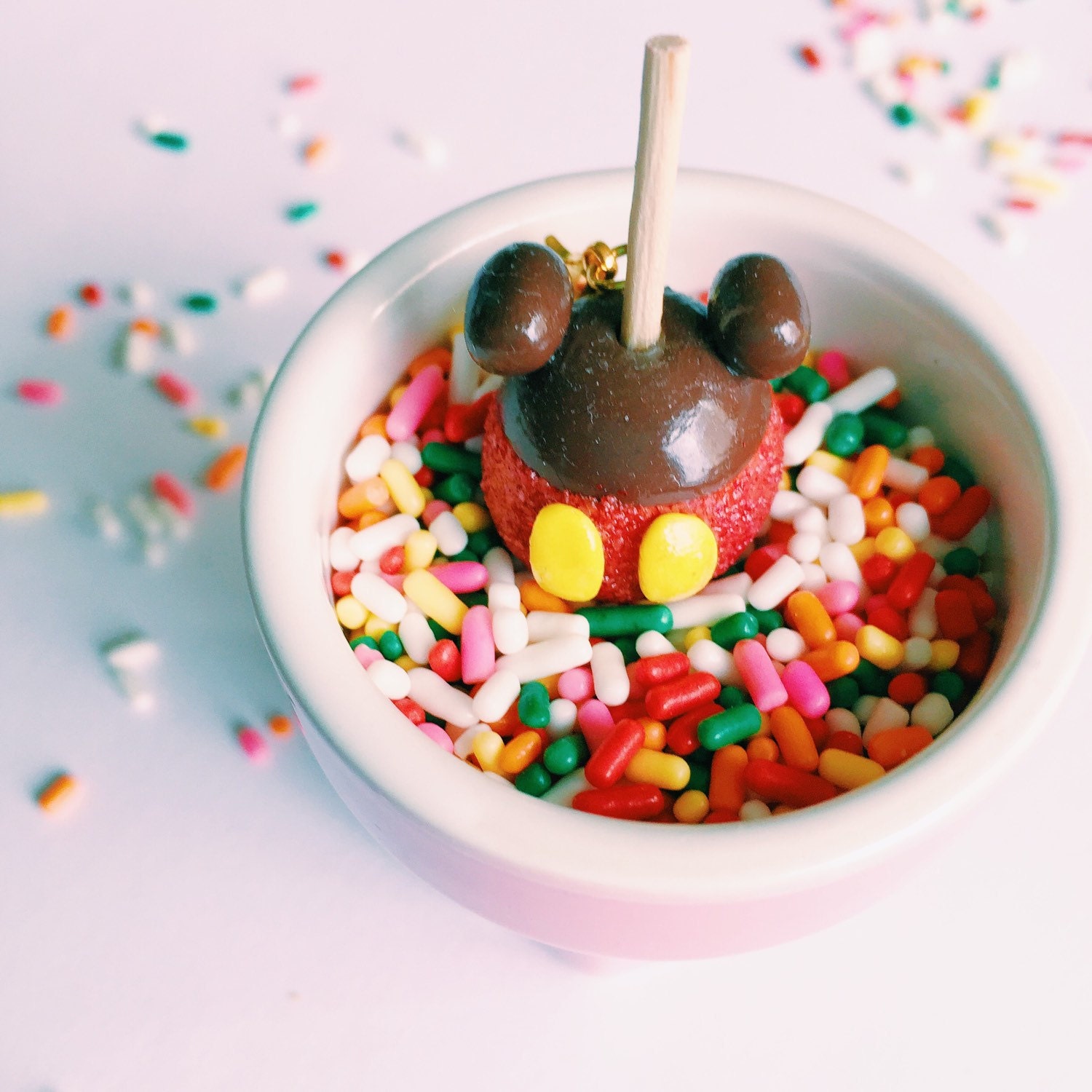 mickey mouse candy apple