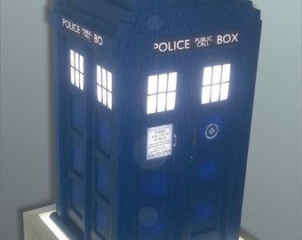 TARDIS Inspired Table Lamp