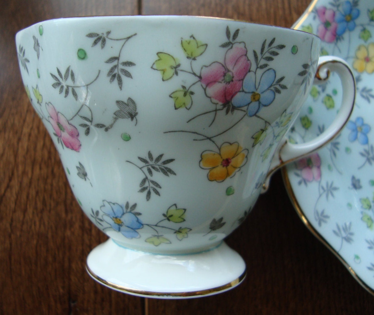 Foley Bone China England Vintage Tea Cup and Saucer