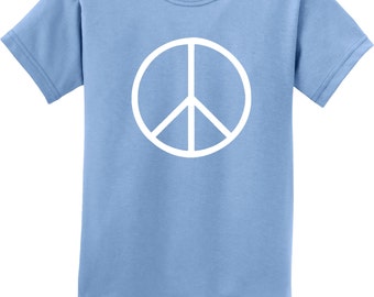 white peace t shirt