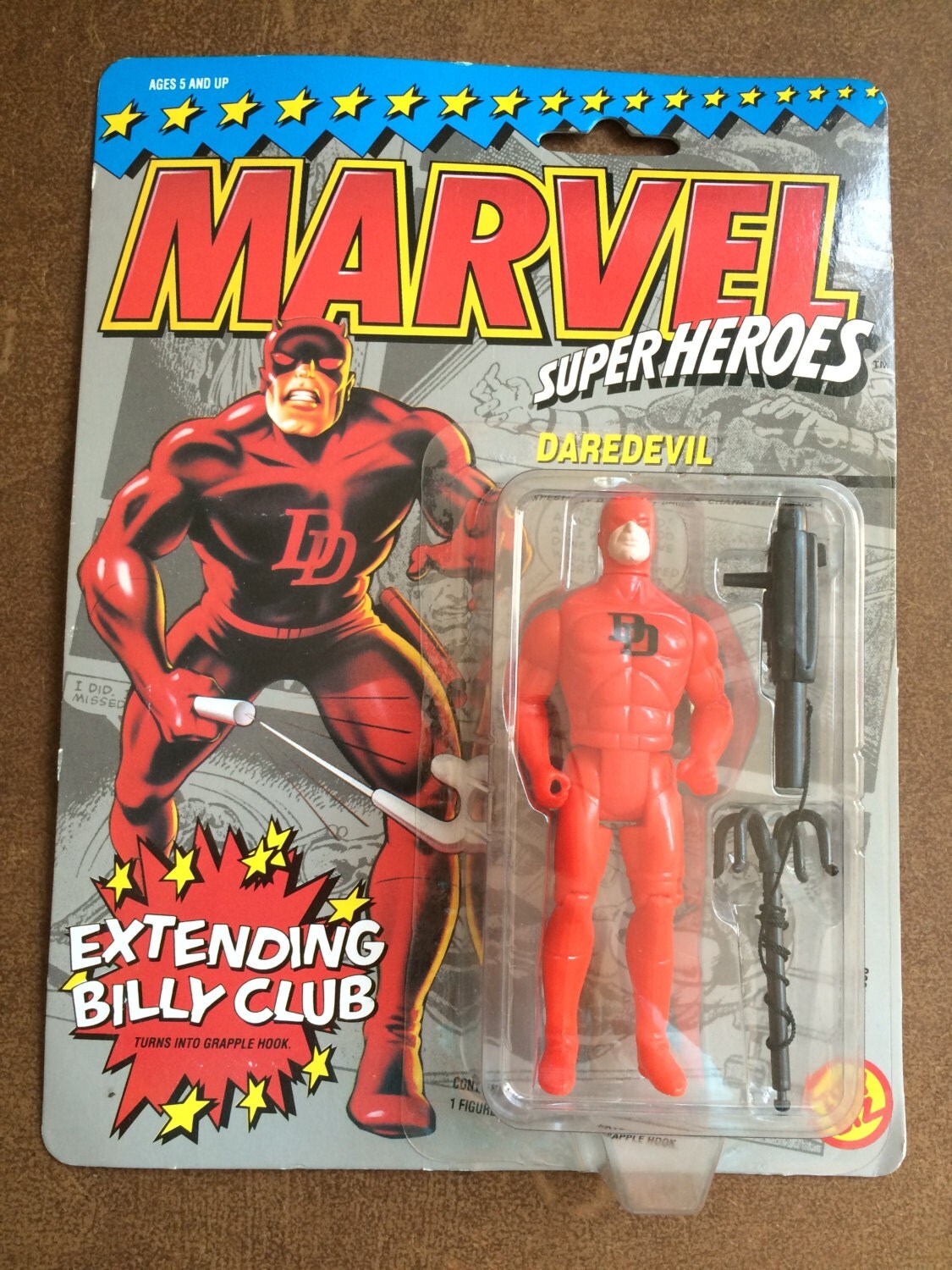 1990 Toy Biz Marvel Superheroes Daredevil Extending by Mannysgoods
