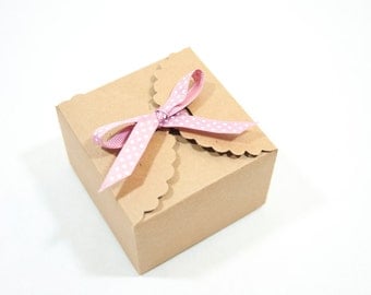 10 Kraft Paper Box Gift Boxes Favor Boxes Handmade Boxes Bakery Boxes Handmade Packaging Kraft Packaging