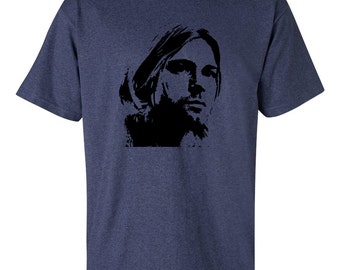 Kurt Cobain Nirvana t-shirt with 4 colour options