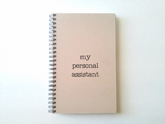 MY PERSONAL ASSISTANT kraft journal wire bound by MYjournalcompany