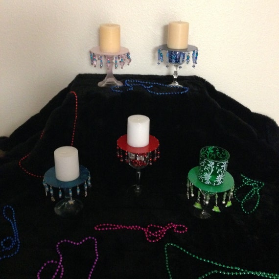 Items similar to Upcycled candle stands on Etsy