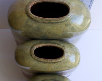 3 Ceramic Vases in different sizes