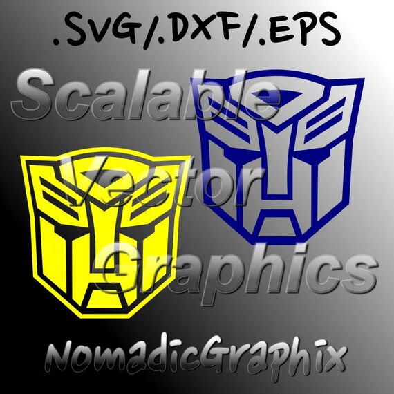 Transformers Autobots 2 Vector Designs Cut Files SVG