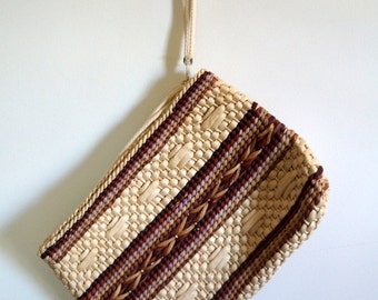 woven basket clutch