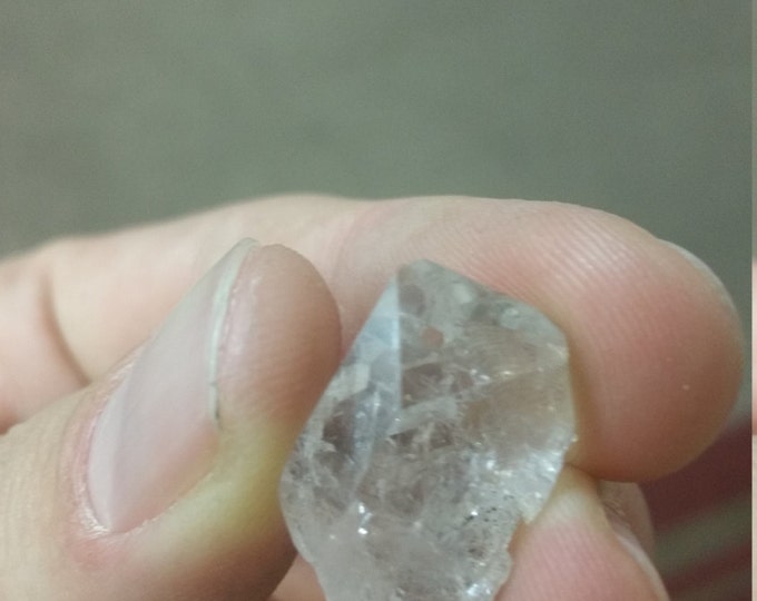 Double Terminated Herkimer Diamond- Small Size Healing Crystals \ Reiki \ Healing Stone \ Quartz \ Chakra \ Herkimer Diamonds \ Herkimer