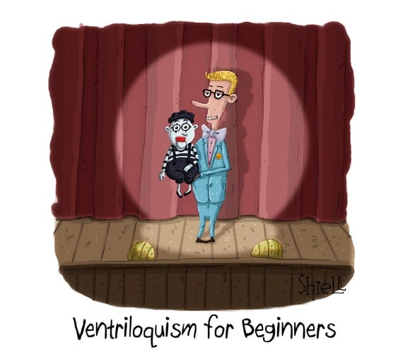 Ventriloquism for Beginners by WanderingMelonToons on Etsy