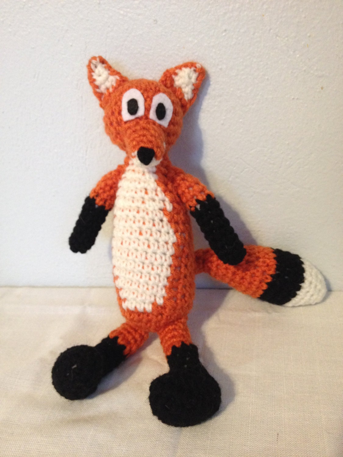 Crochet Fox Stuffed Animal by GuysCrochetToo on Etsy