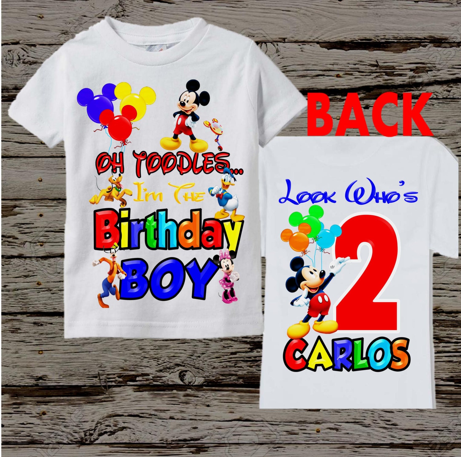 Mickey Mouse Clubhouse Birthday Shirt Mickey Mouse Birthday