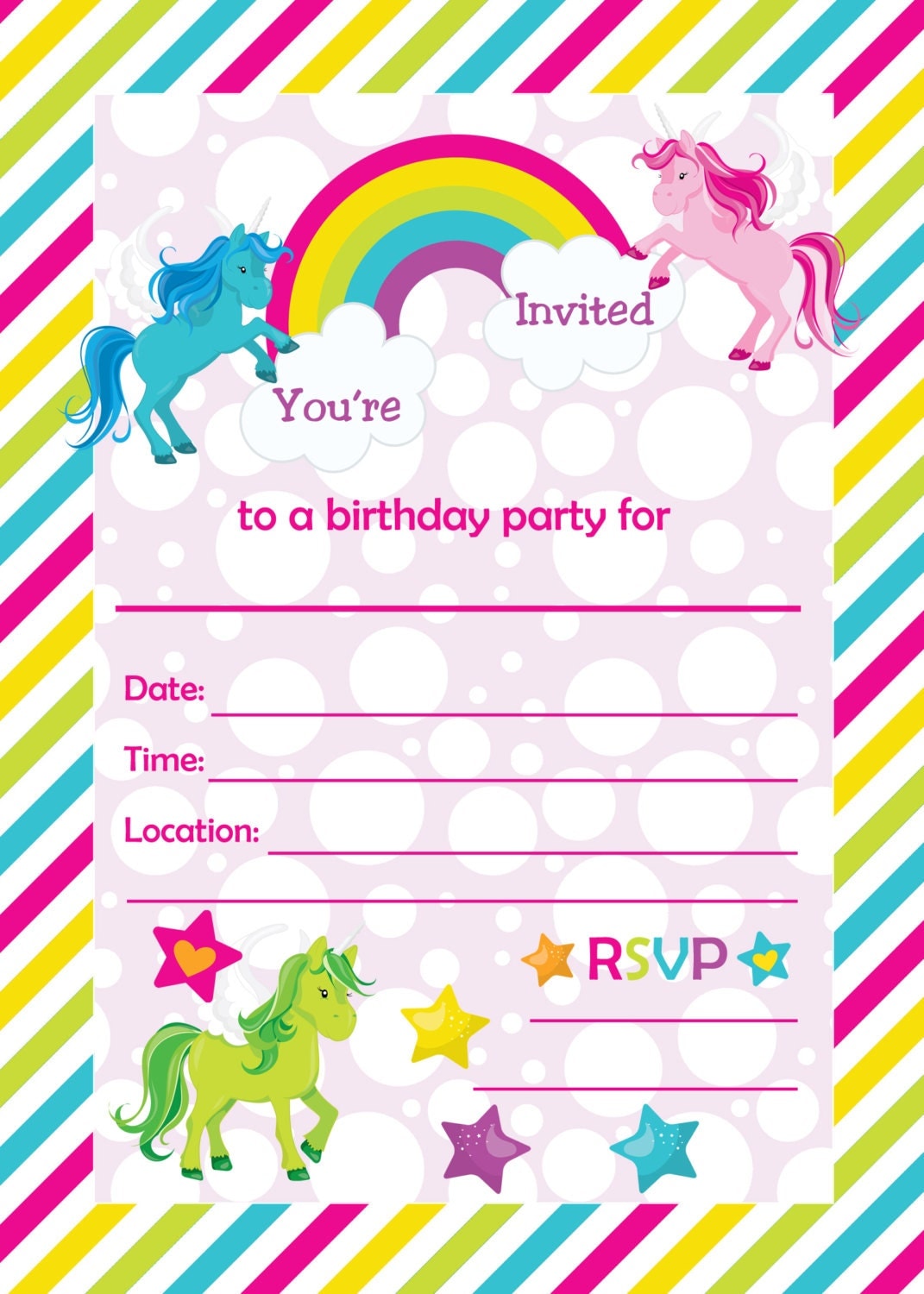 Party Invitation Template Free 7